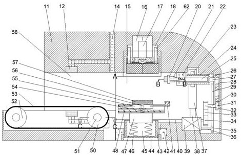 Forging machine capable of achieving multidirectional hammering