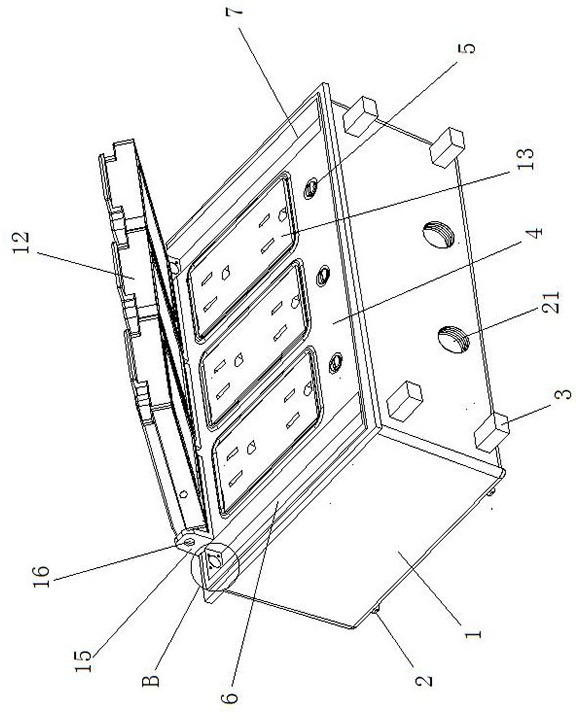 Switch box special for electric power