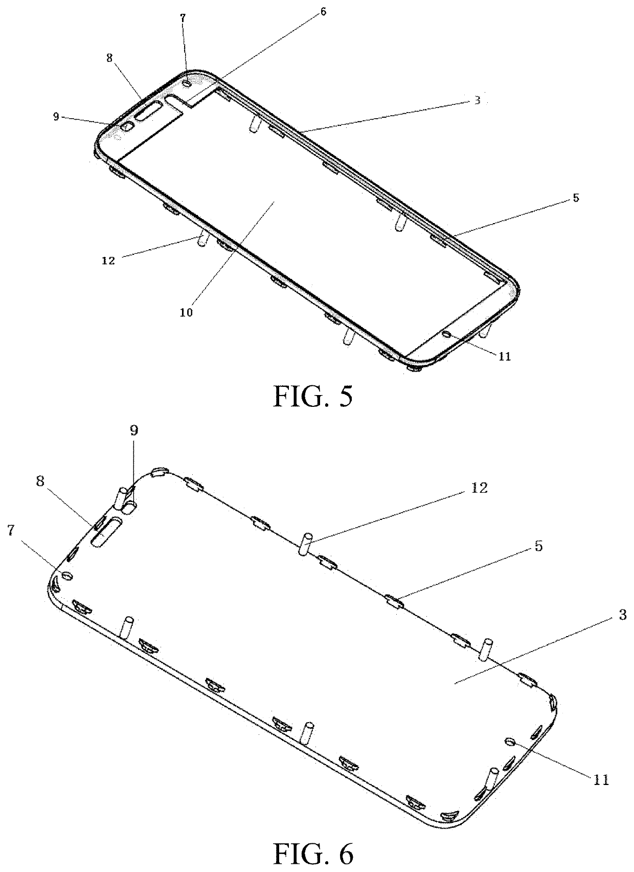 Metal housing having ceramic panel and manufacturing method and application thereof