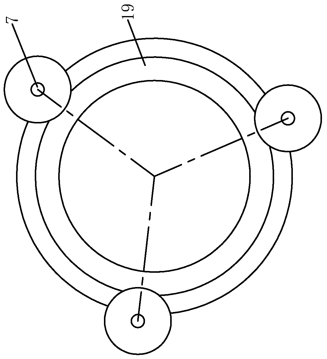 Efficient kiwi fruit deep processing device