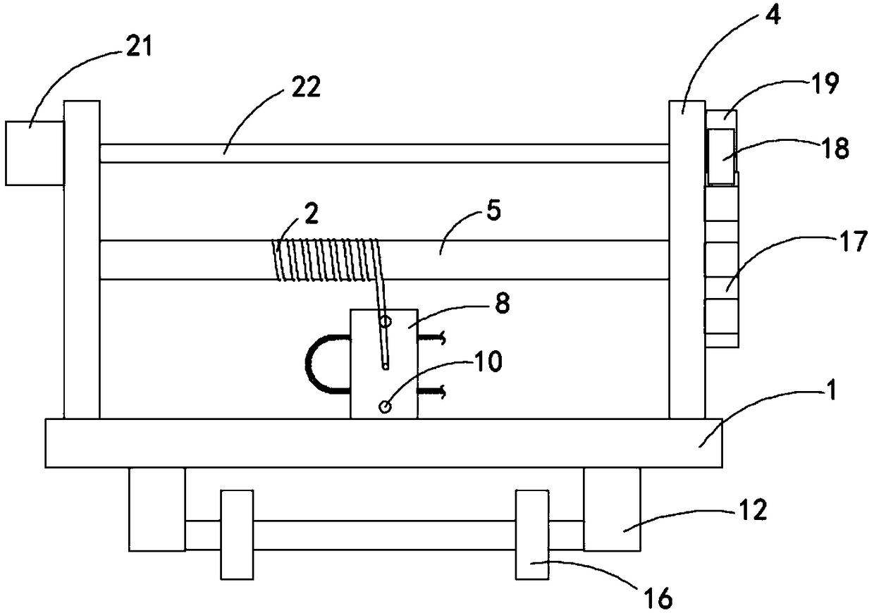 Tightening device for electric power construction