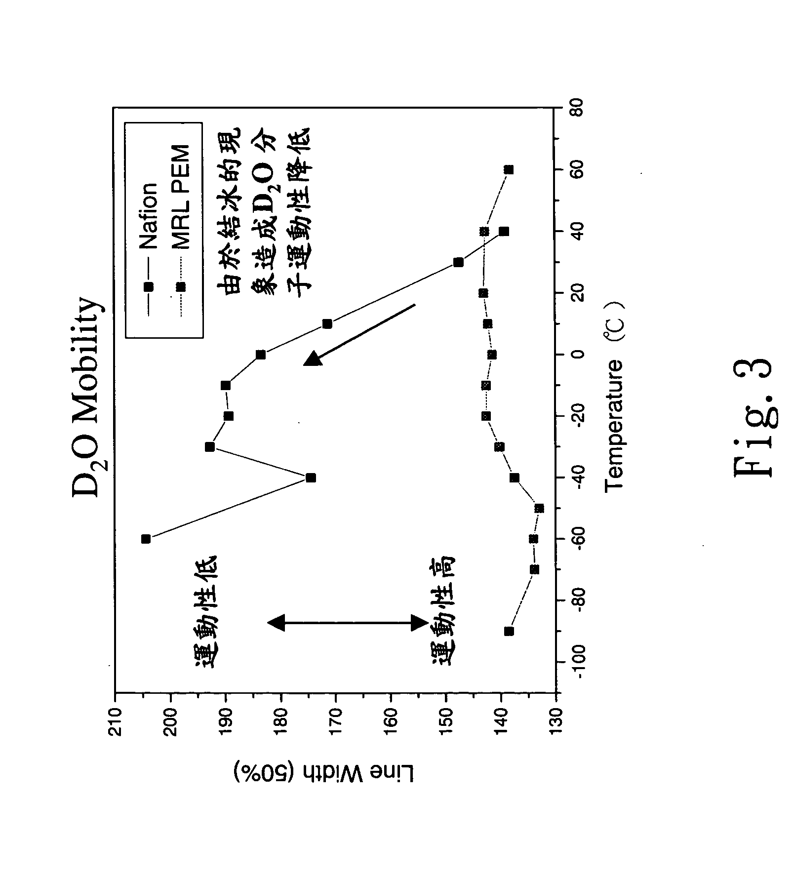 Structures of the proton exchange membranes with different molecular permeabilities