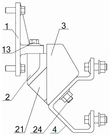 Box type limit engine suspension assembly