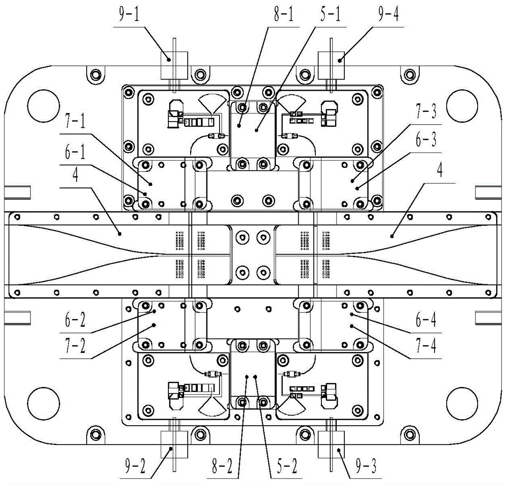 A c-band spatial power combining solid-state power amplifier