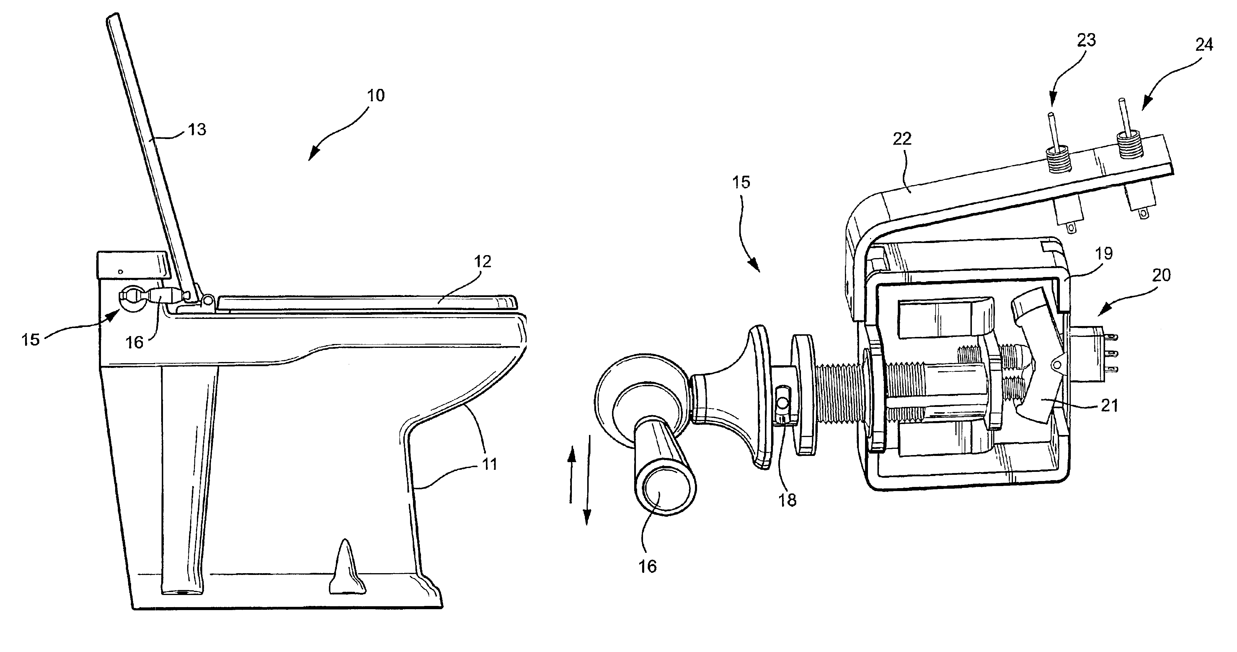 Toilet and method of operation