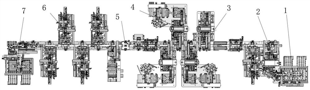 Vehicle-mounted integrated line complete equipment