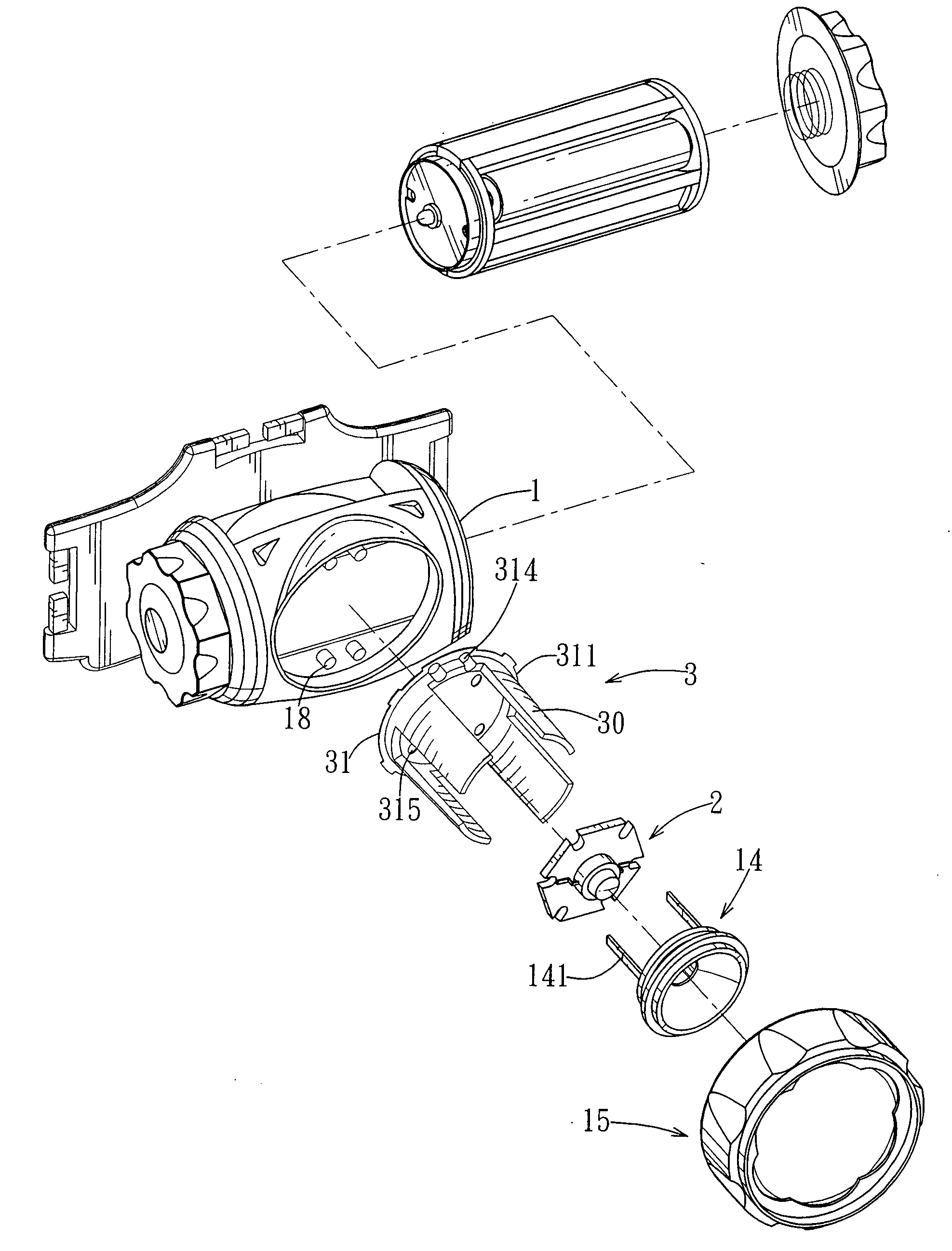 LED lamp with heat distribution capability