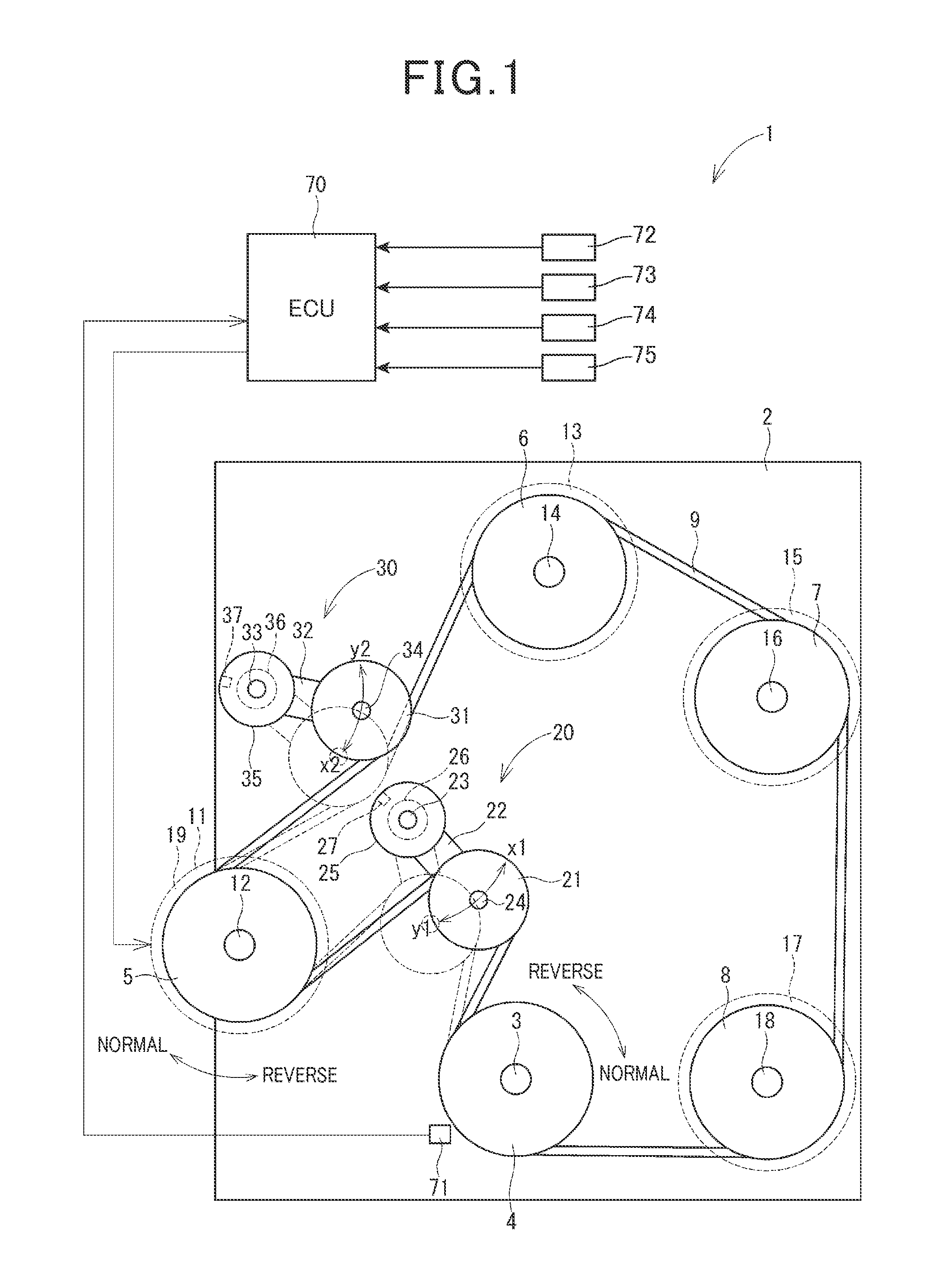 Structure of power transmission apparatus