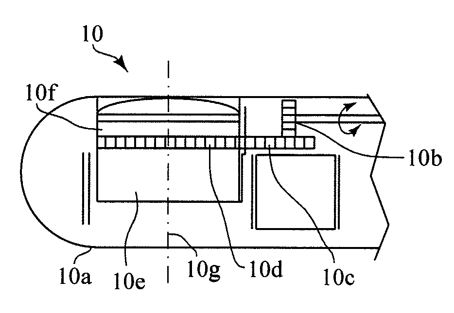 Motorized ultrasonic scanhead