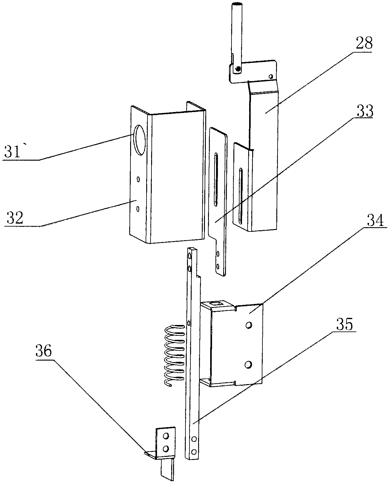 Five-prevention system of high-voltage switch cabinet