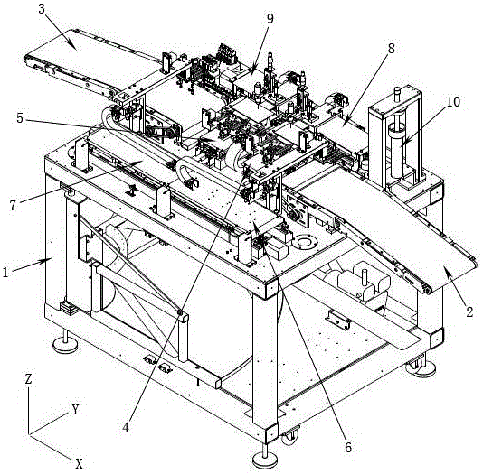 Double-station dispensing machine used for LCD (Liquid Crystal Display) and dispensing method thereof