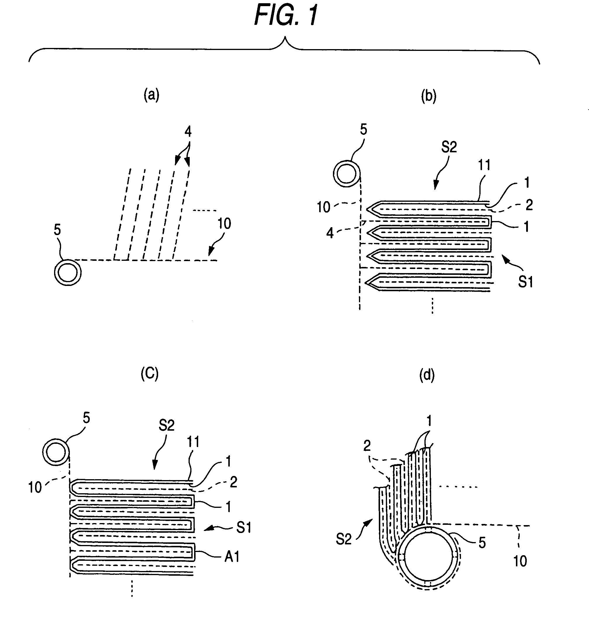 Process for producing spiral membrane element