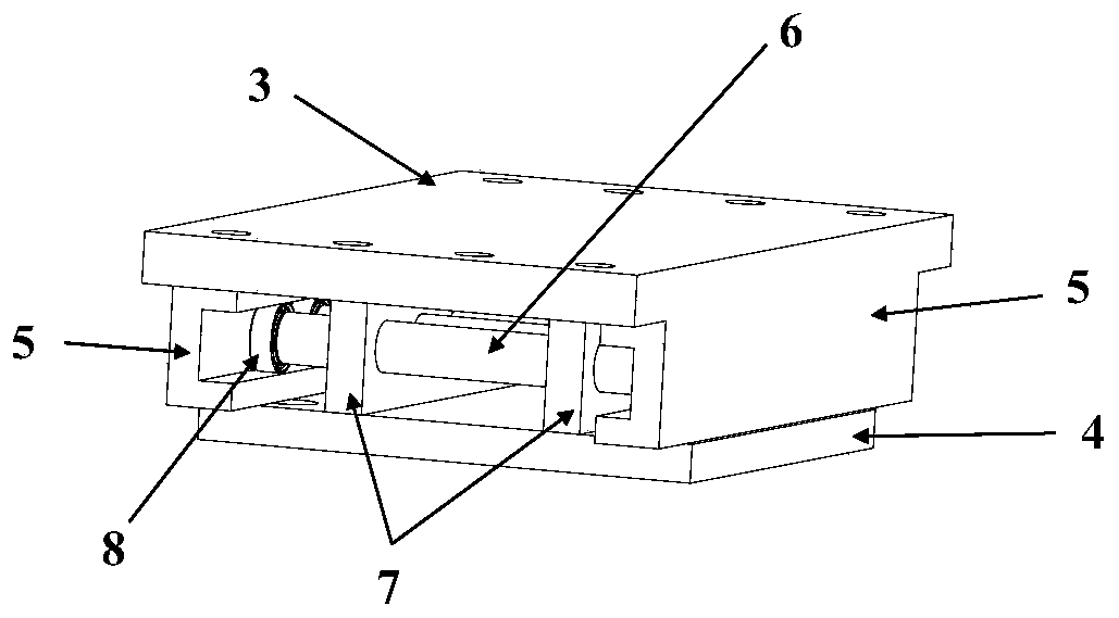 Loading device for overall stability test of horizontal steel curved beam