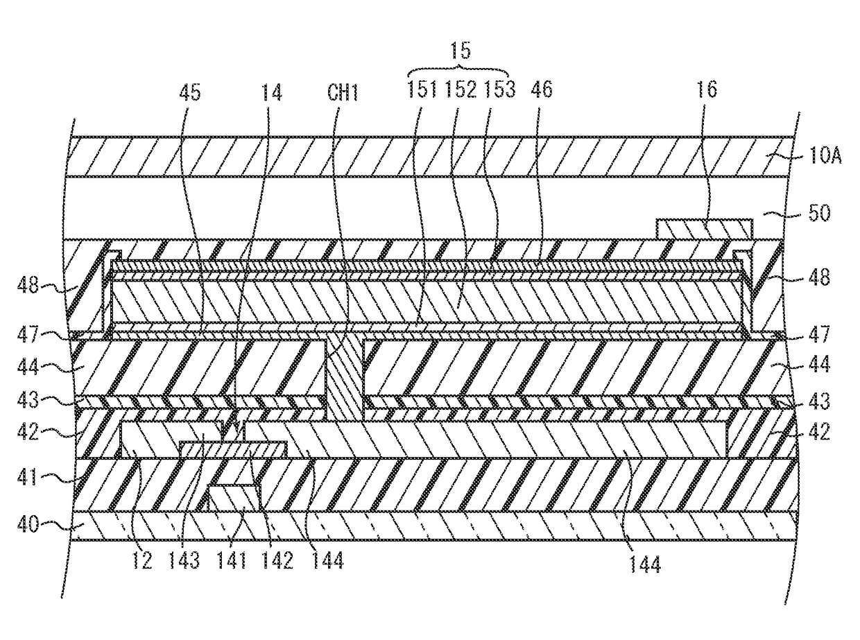 Imaging panel, method of producing imaging panel, and x-ray imaging device