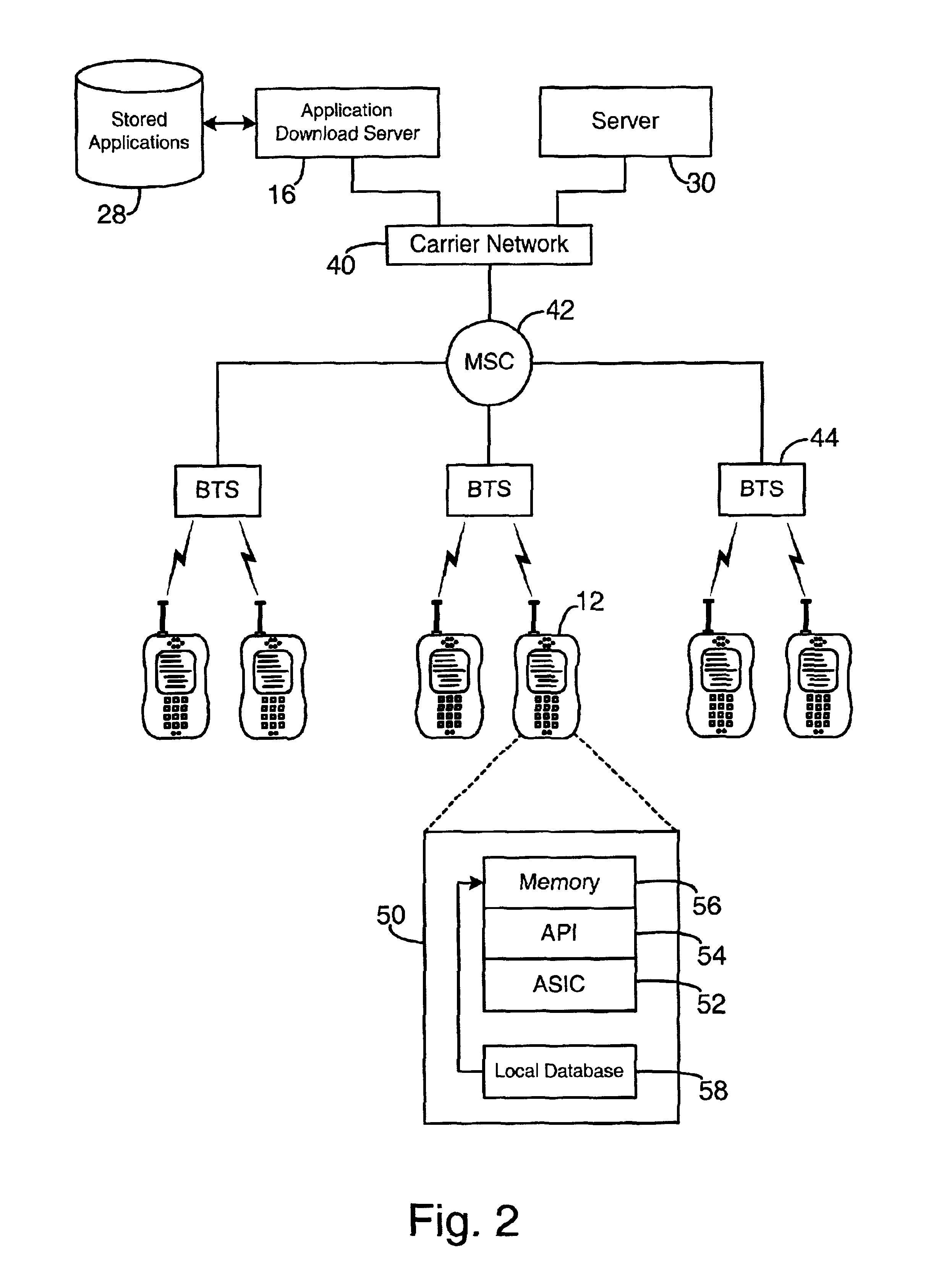 System and method for temporary application component deletion and reload on a wireless device