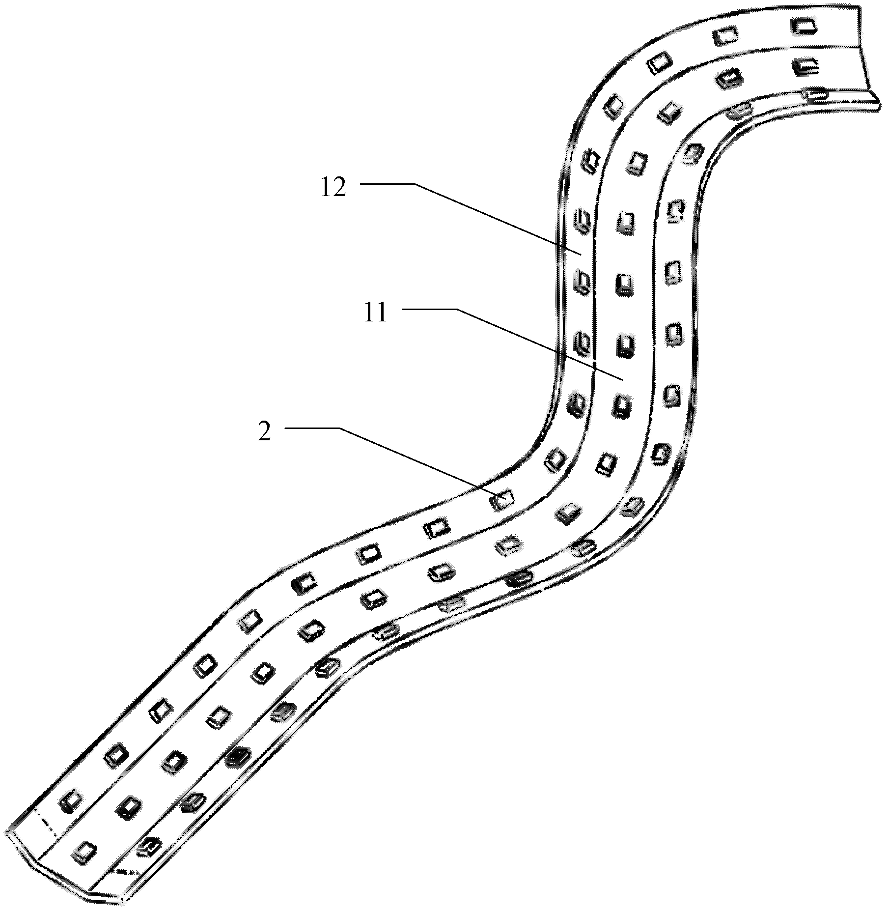 Three-dimensional metal-based Printed Circuit Board (PCB) assembly structure, corresponding light-emitting lamp and manufacturing method