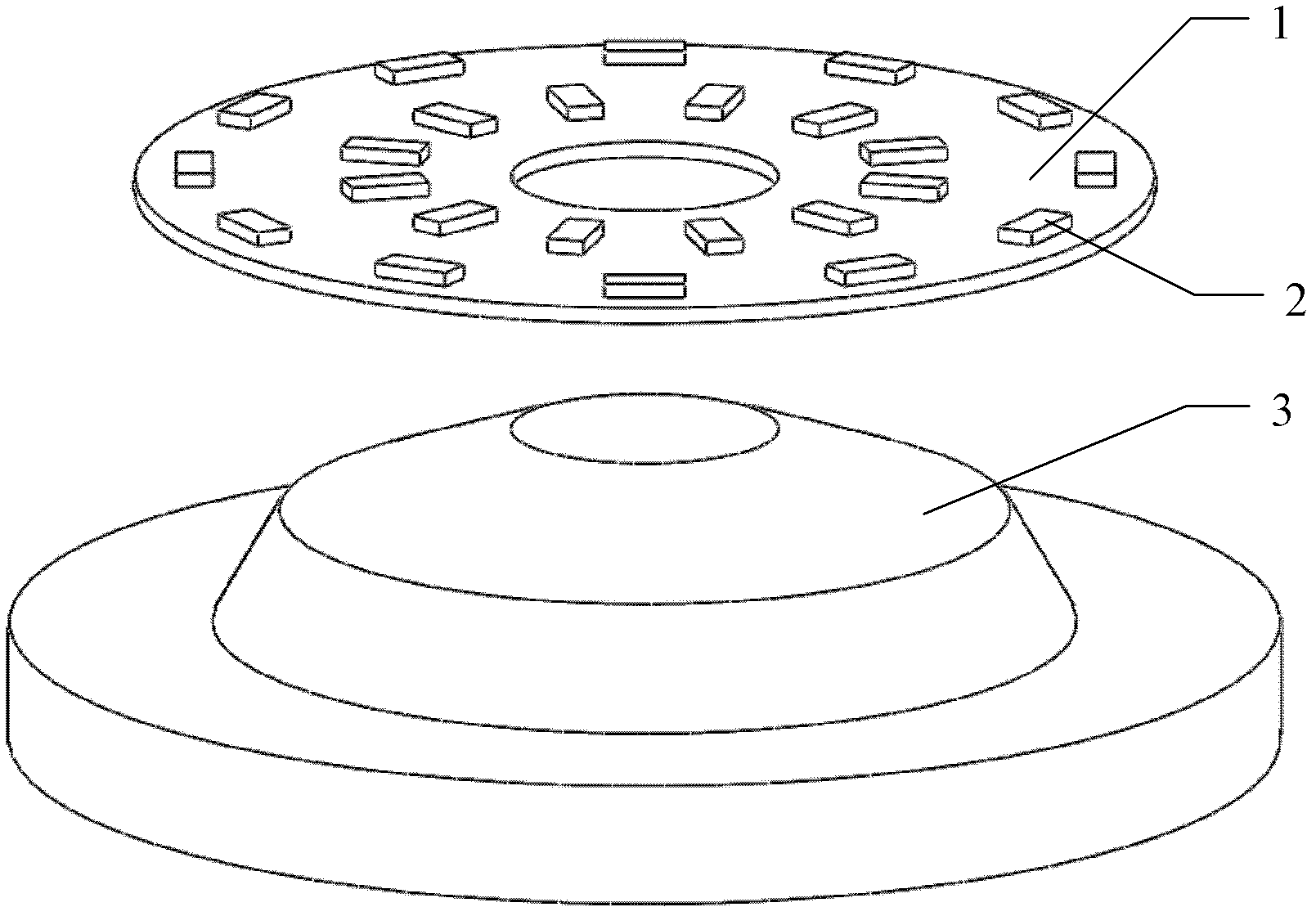 Three-dimensional metal-based Printed Circuit Board (PCB) assembly structure, corresponding light-emitting lamp and manufacturing method