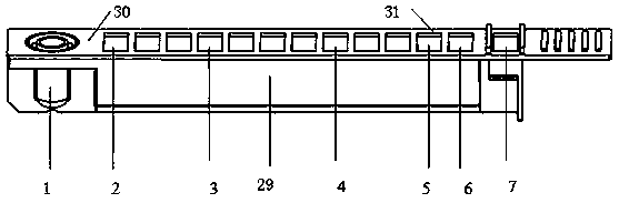 Small full-automatic chemiluminescence immunoassay instrument and use method