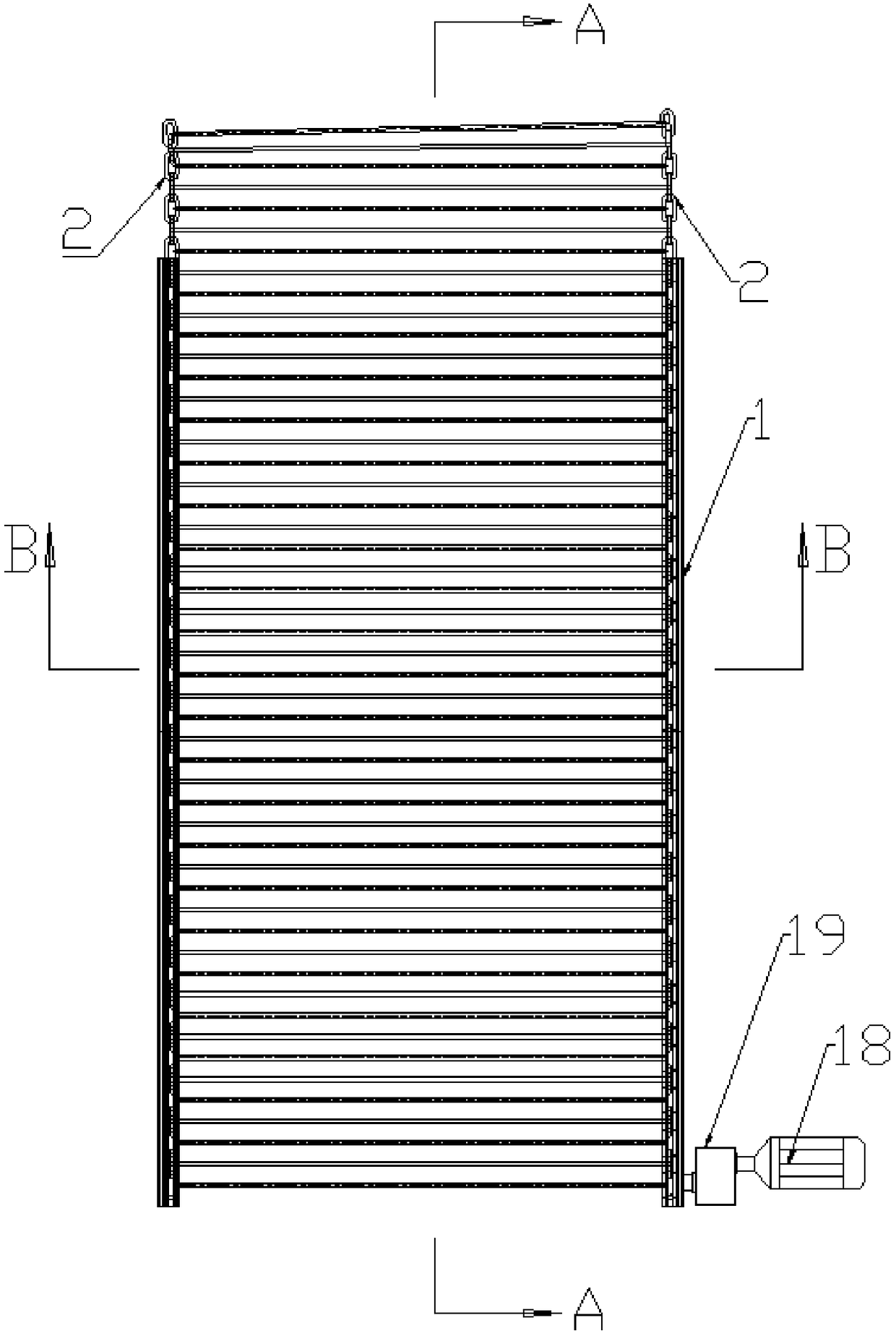 Link-chain-type egg conveying equipment