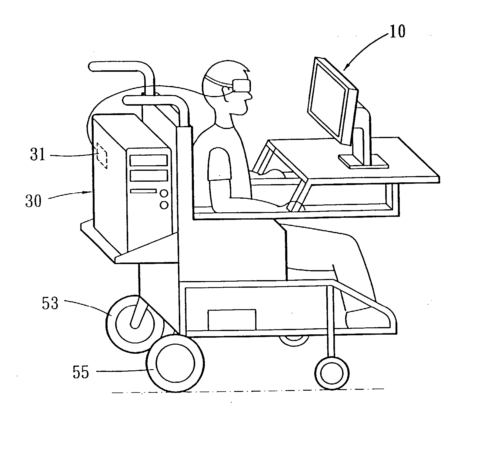 Eye-tracking driving system