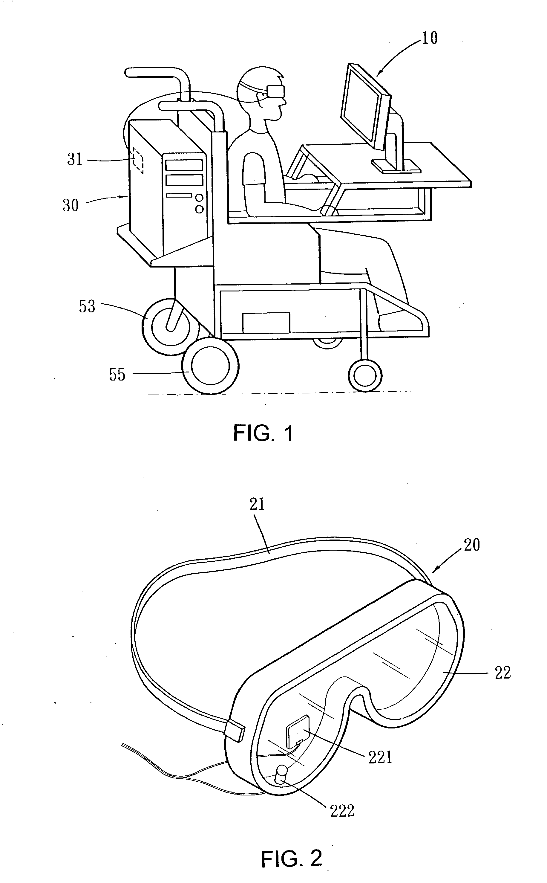 Eye-tracking driving system