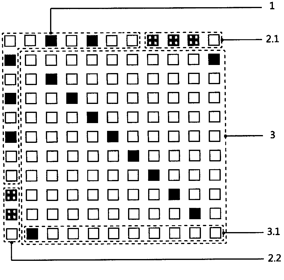 Low-density high-coding-capcity lattice two-dimensional code integrated with chaos encryption technology