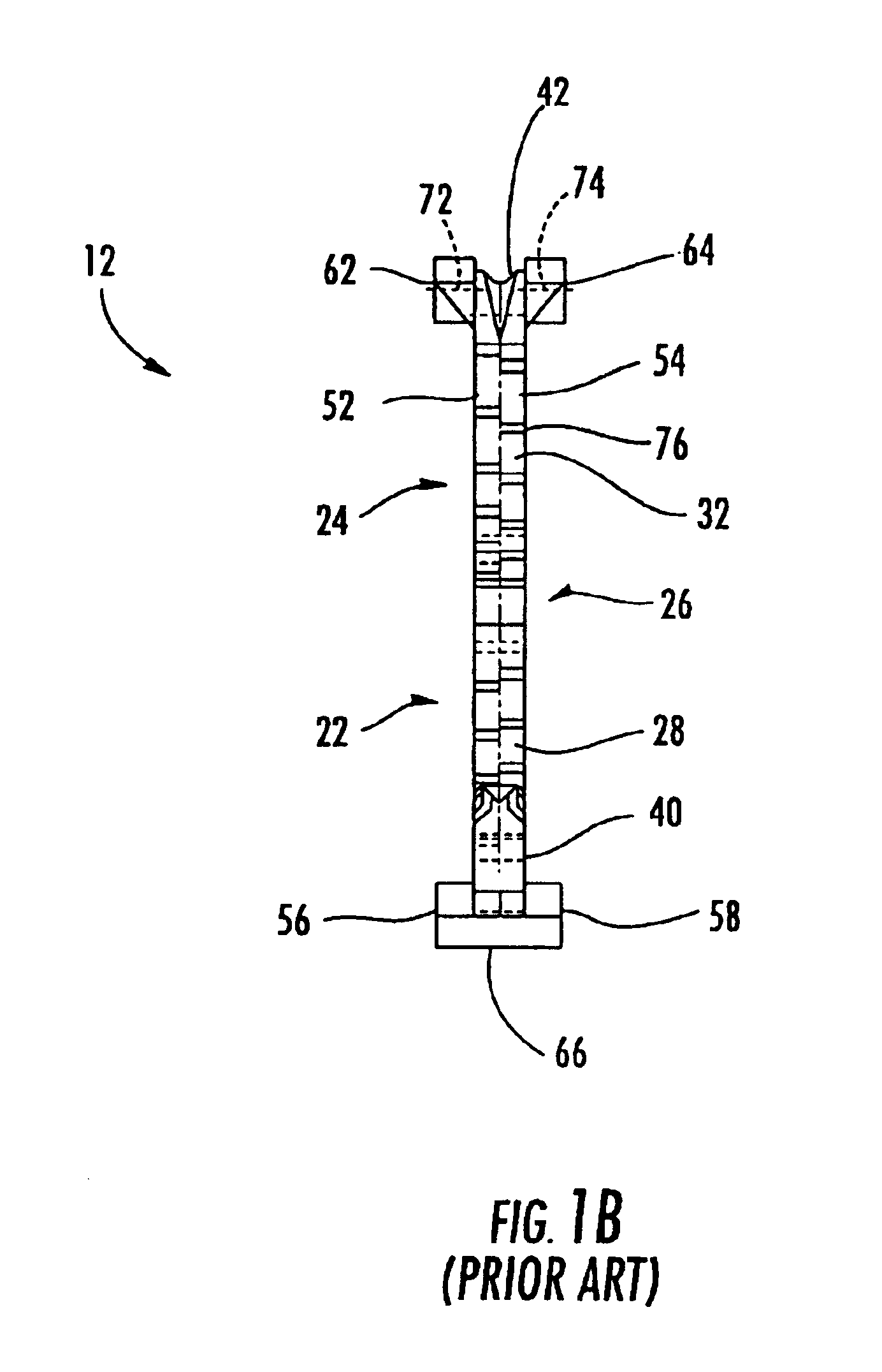 Cartridge for holding asymmetric surgical clips