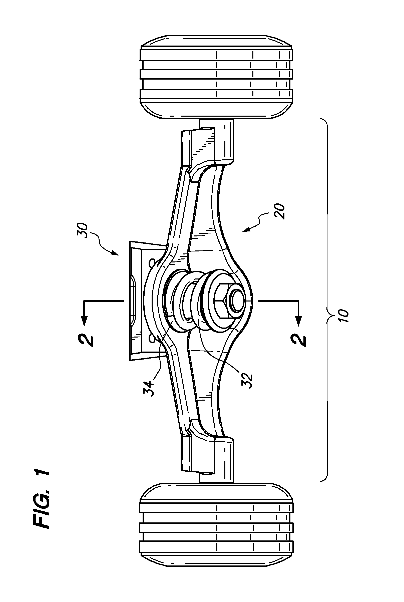 Three wheeled scooter with rear skate truck and fixed front wheel