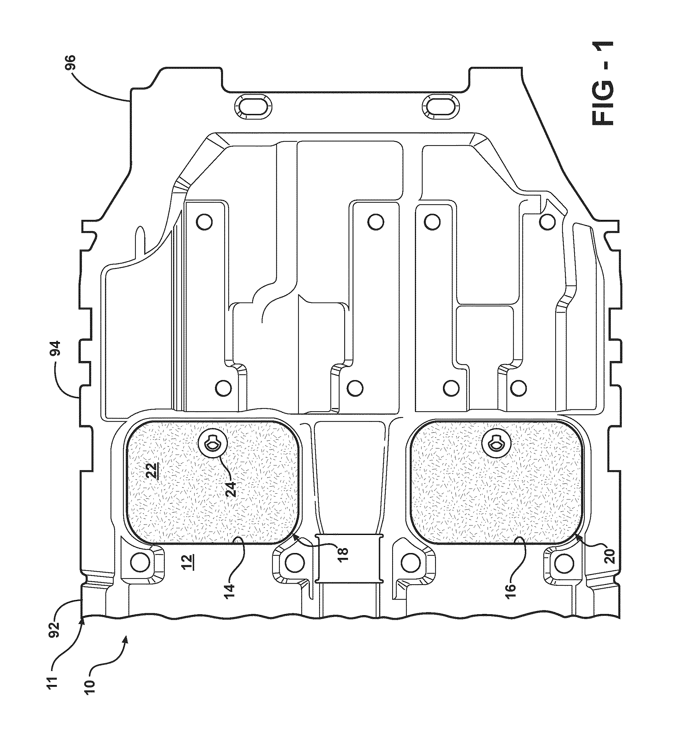 Removable in-floor storage device