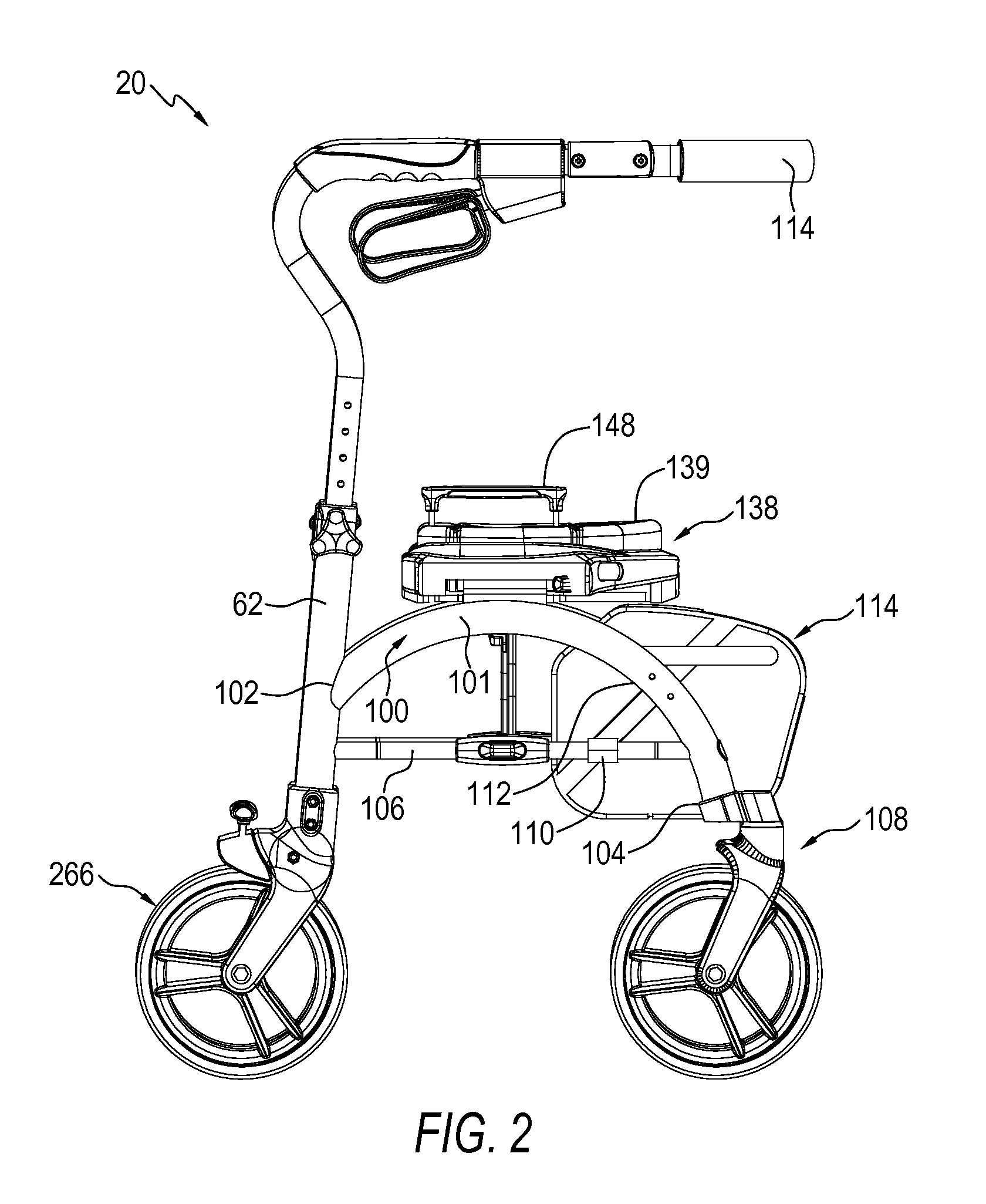 Foldable walker apparatus