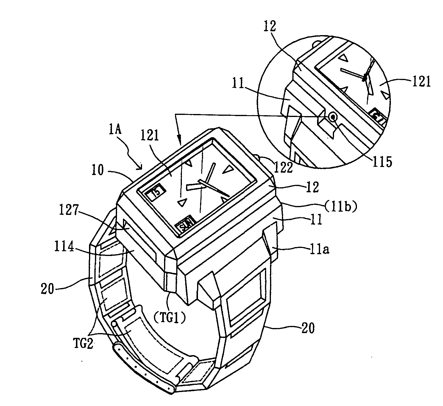 Wrist-watch mobile phone