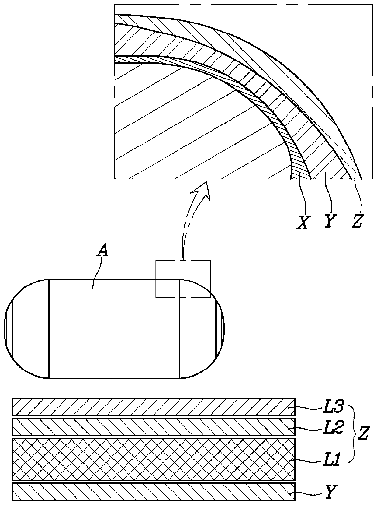 High-pressure vessel and manufacturing method thereof