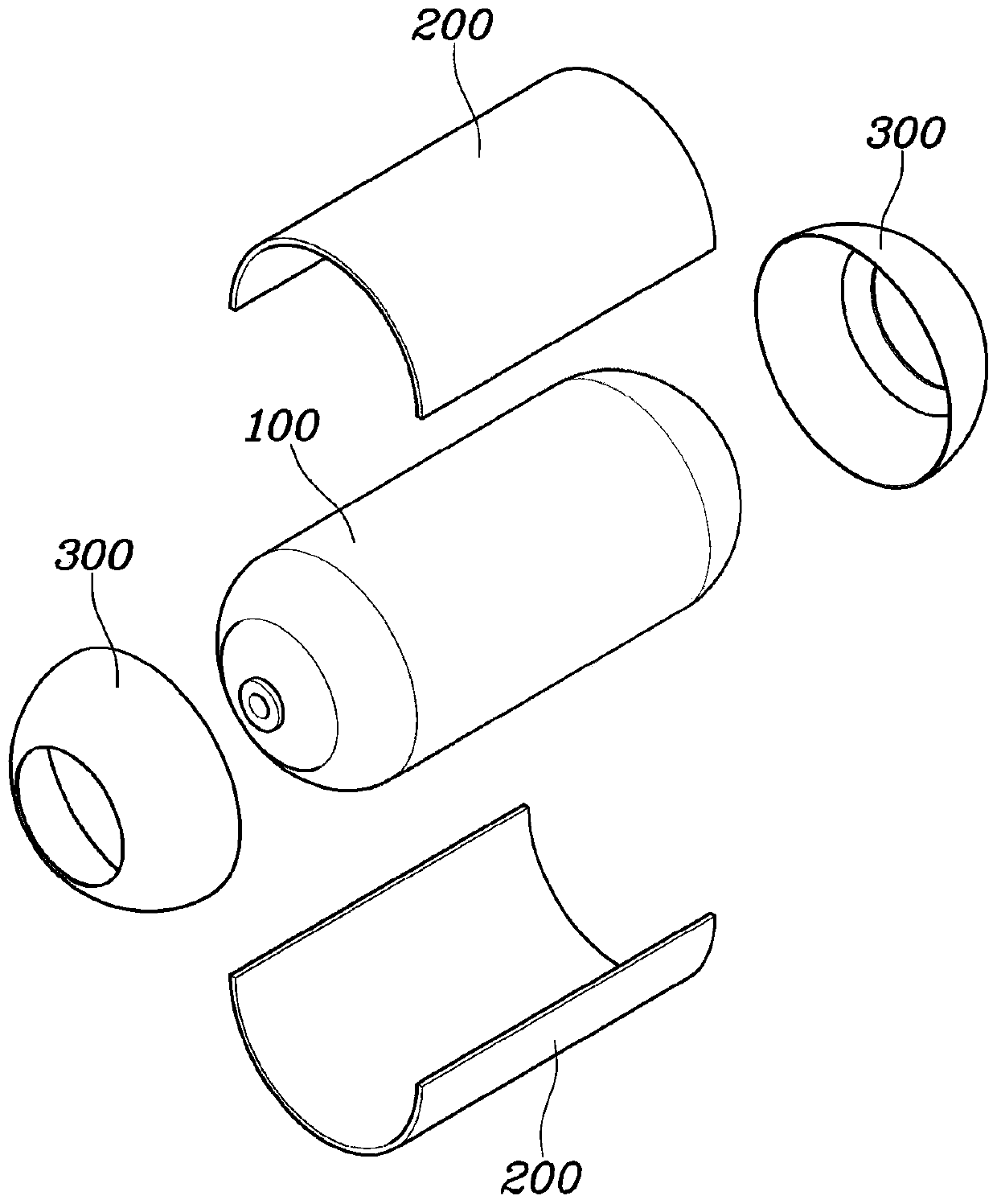 High-pressure vessel and manufacturing method thereof