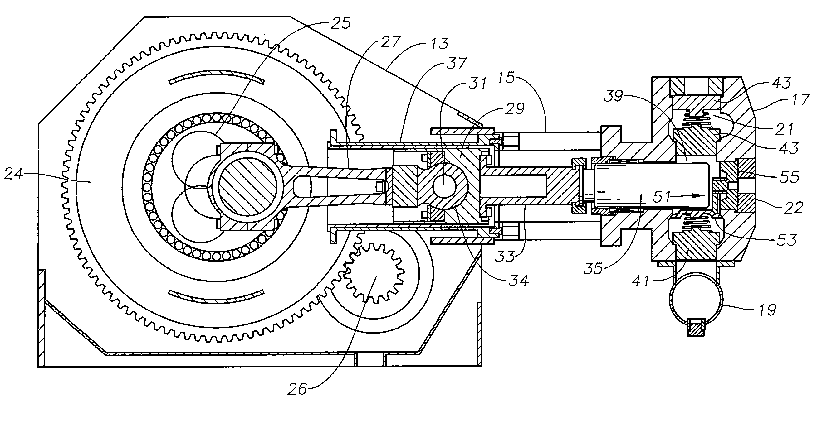 Connecting rod without wrist pin