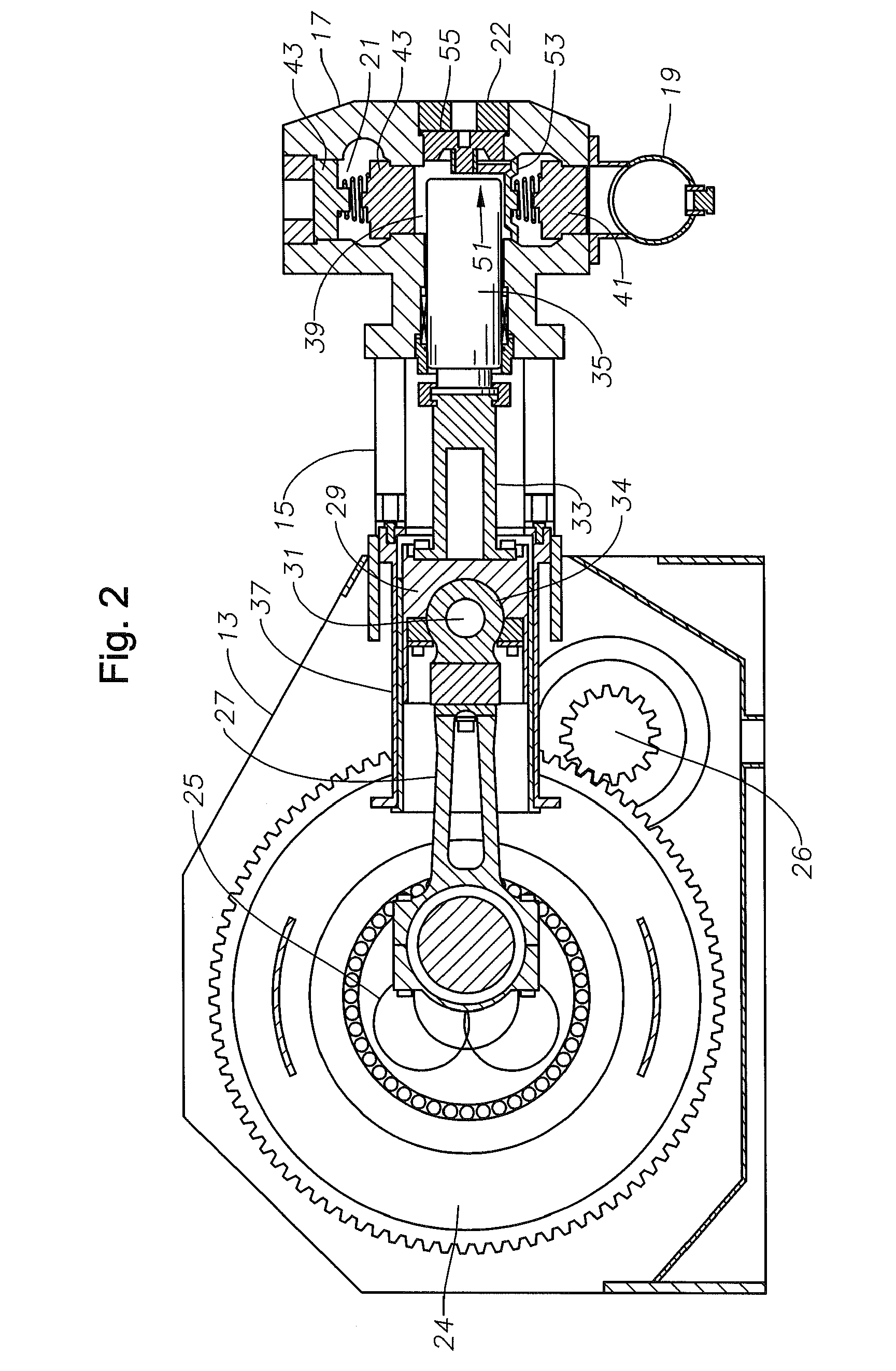 Connecting rod without wrist pin