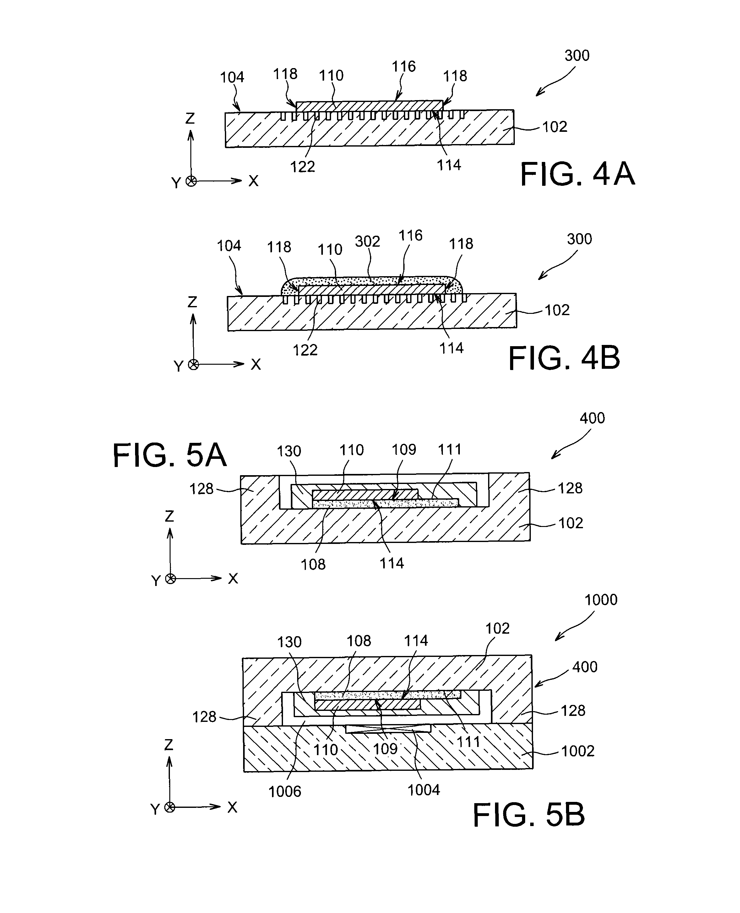 Getter structure including a gas-permeable material description