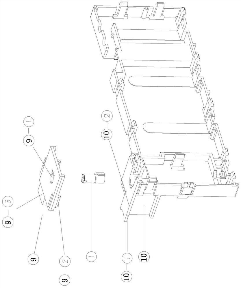 Withstand voltage test indicating device of earth leakage circuit breaker