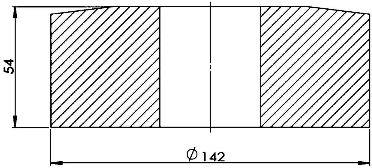 Manufacturing method of W/Mo/graphite composite anode target material for X-ray tube of CT machine