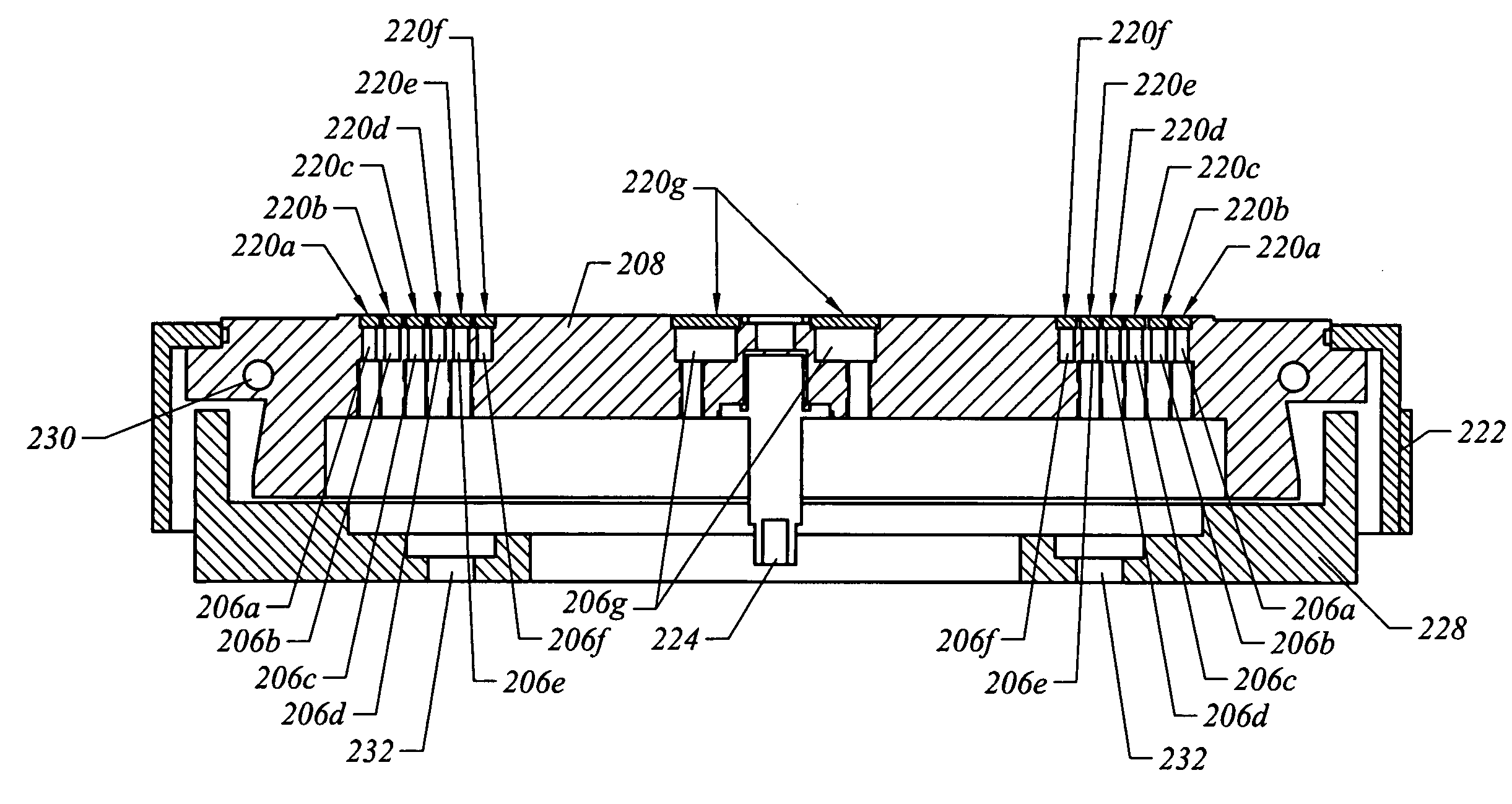 Porous material air bearing platen for chemical mechanical planarization