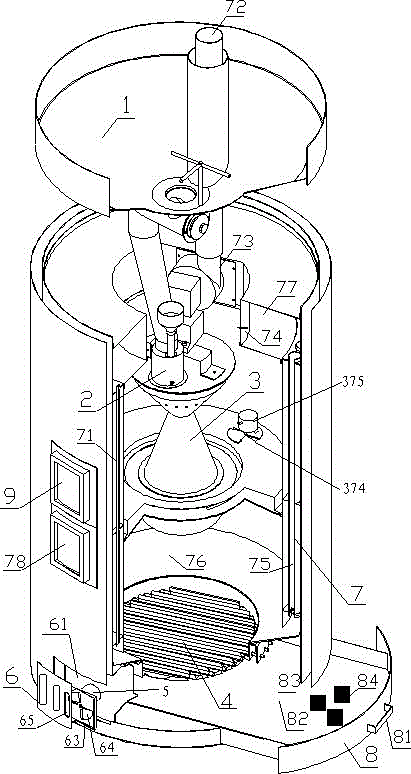 A two-stage combustion device and combustion method for biomass briquette fuel