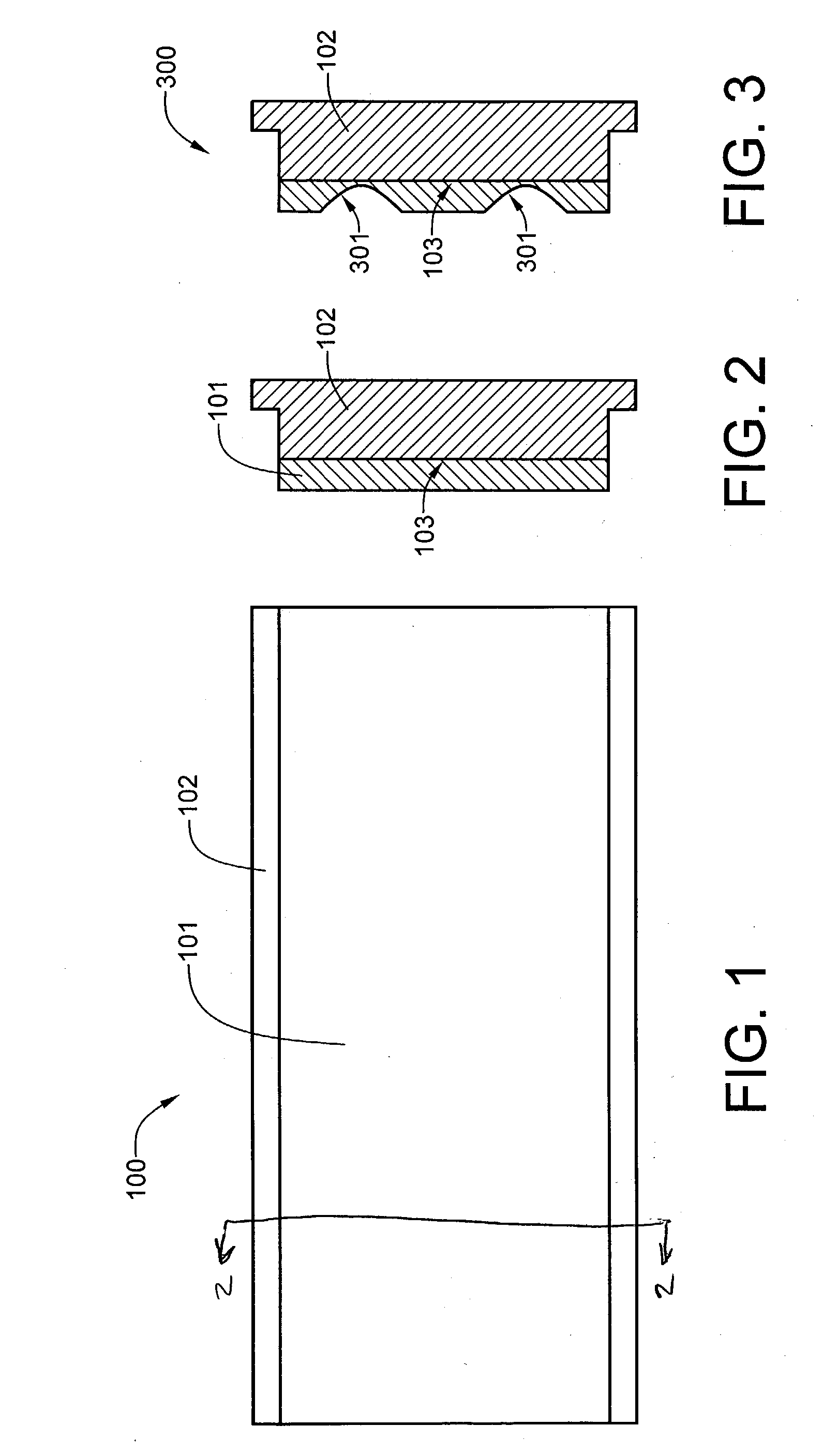 Planar magnetron targets having target material affixed to non-planar backing plates