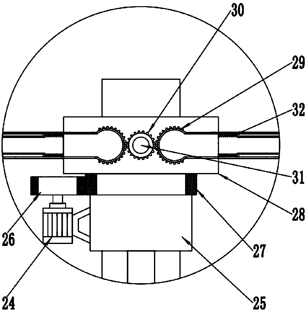 Forestry efficient irrigating and fertilizing integrated device