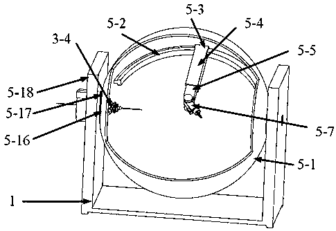 Spherical orthodontic arch wire bending robot and use method thereof