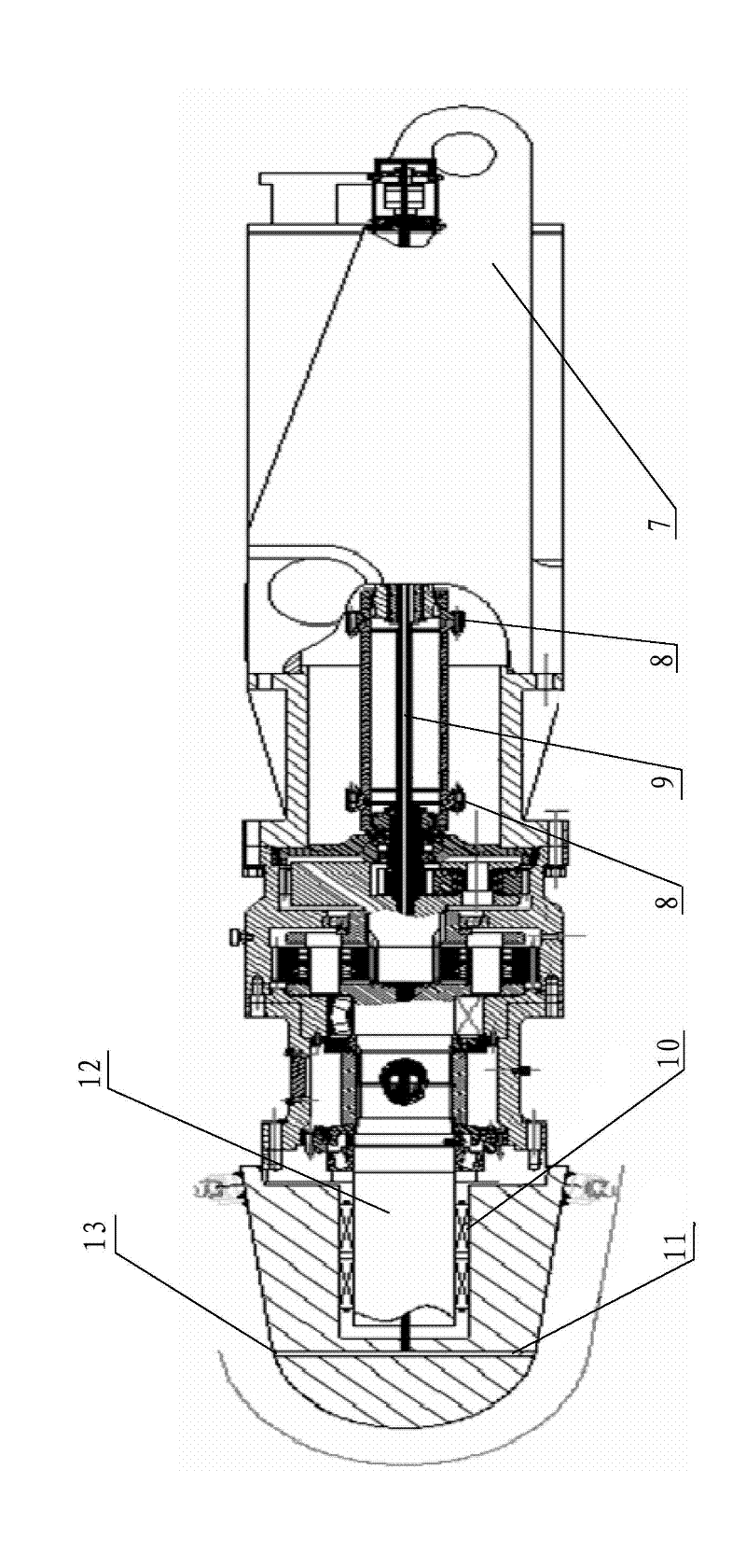 Retractable tunneling machine convenient for underground transport