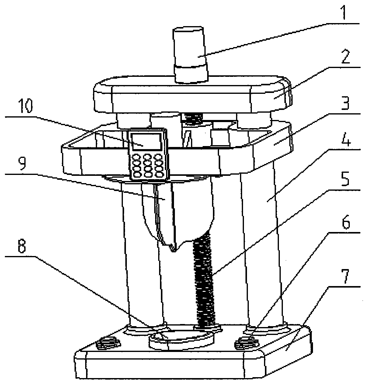 Coconut palm fiber peeling machine