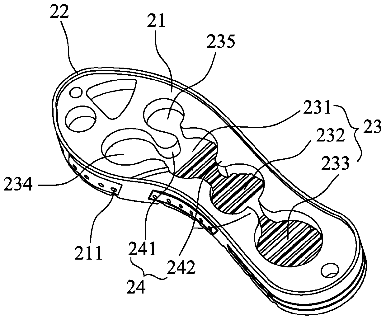 Arch-adjustable breathable moisture-removing multifunctional sneakers