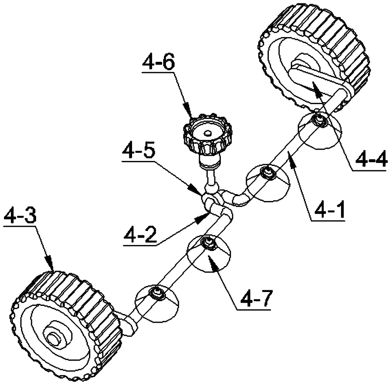 Soil heavy metal pollutant dispensing device