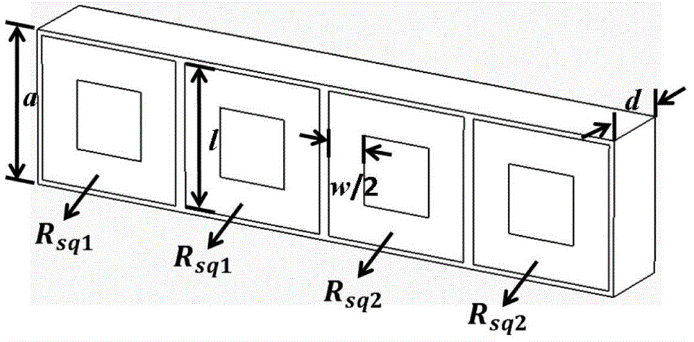 A Broadband Periodic Absorbing Structure of Single-Layer Composite Units