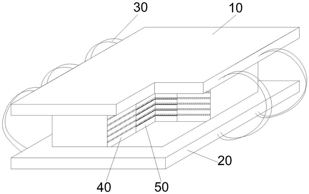 A Large Deformation Rubber Bearing with Limiting Combination Section of Cable and Reduced Shear Stiffness