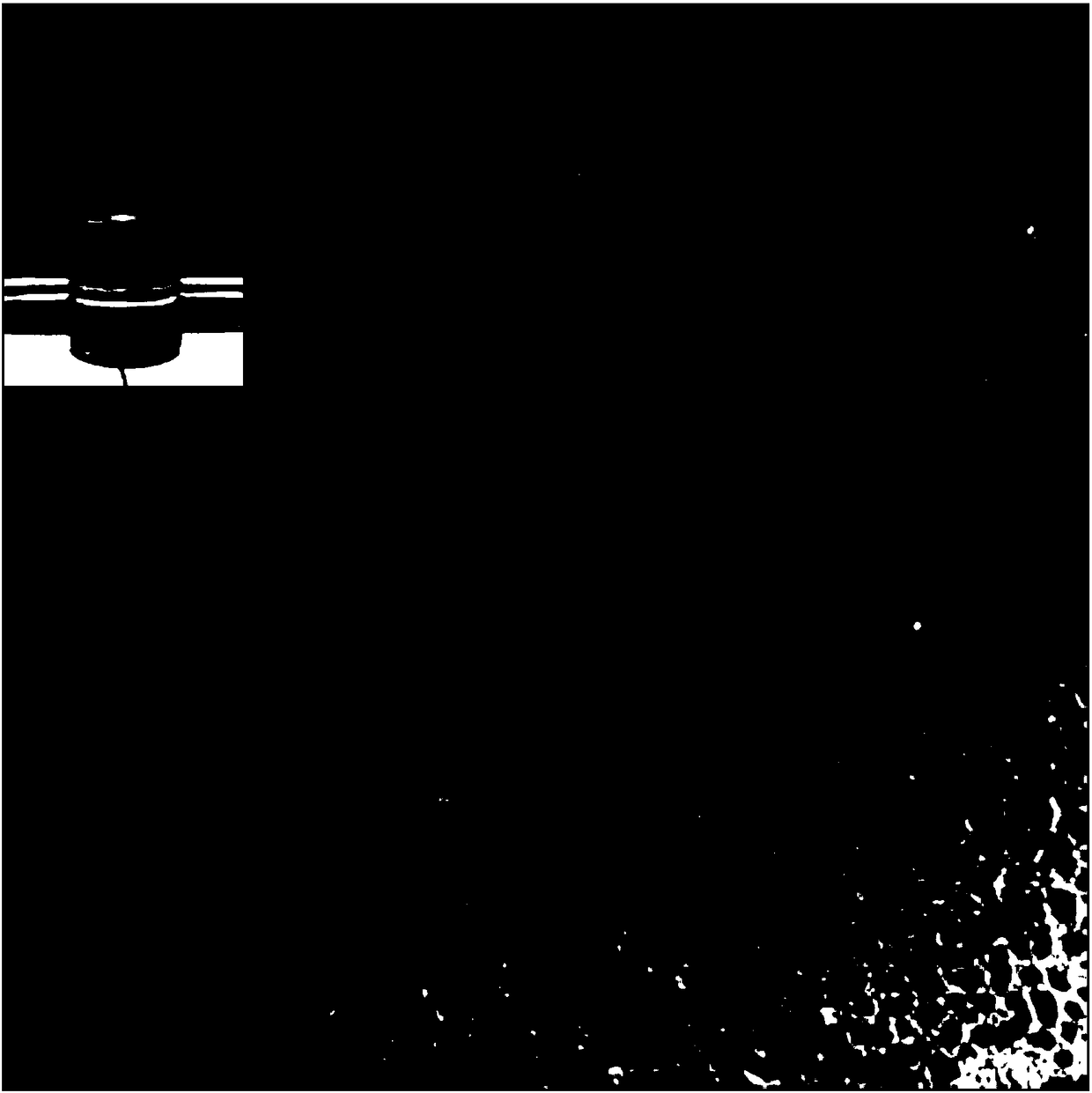 Transparent zinc oxide liquid phase dispersion preparing method